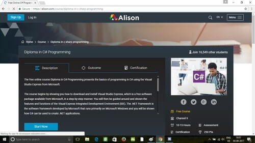 Alison Diploma in C# Programming