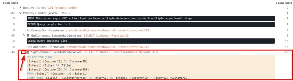 Database queries 