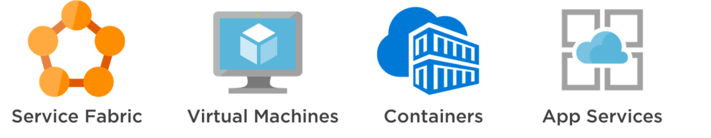Here are the 4 main ways to deploy your applications in Azure