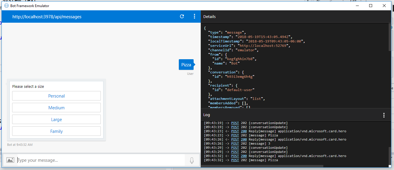 bot framework emulator