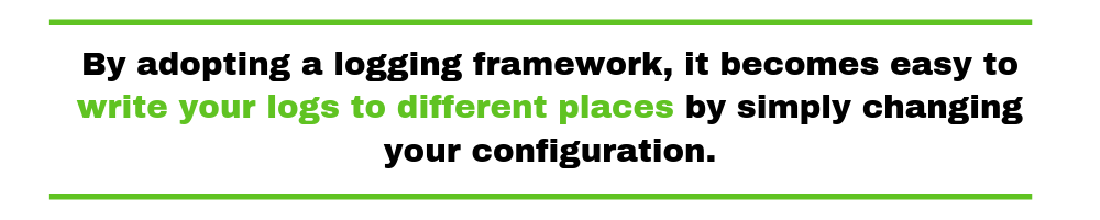 .net logging framework