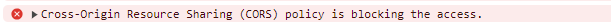 CORS-error-console