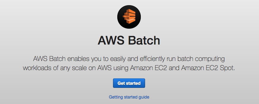 AWS Batch guide 