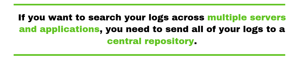 Log management system