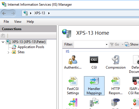 IIS Handler Mappings