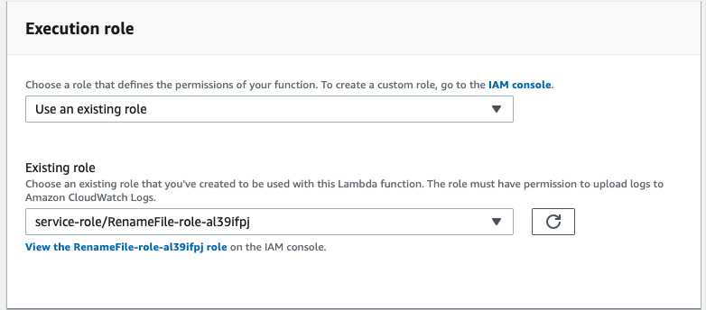 Lambda Execution Role