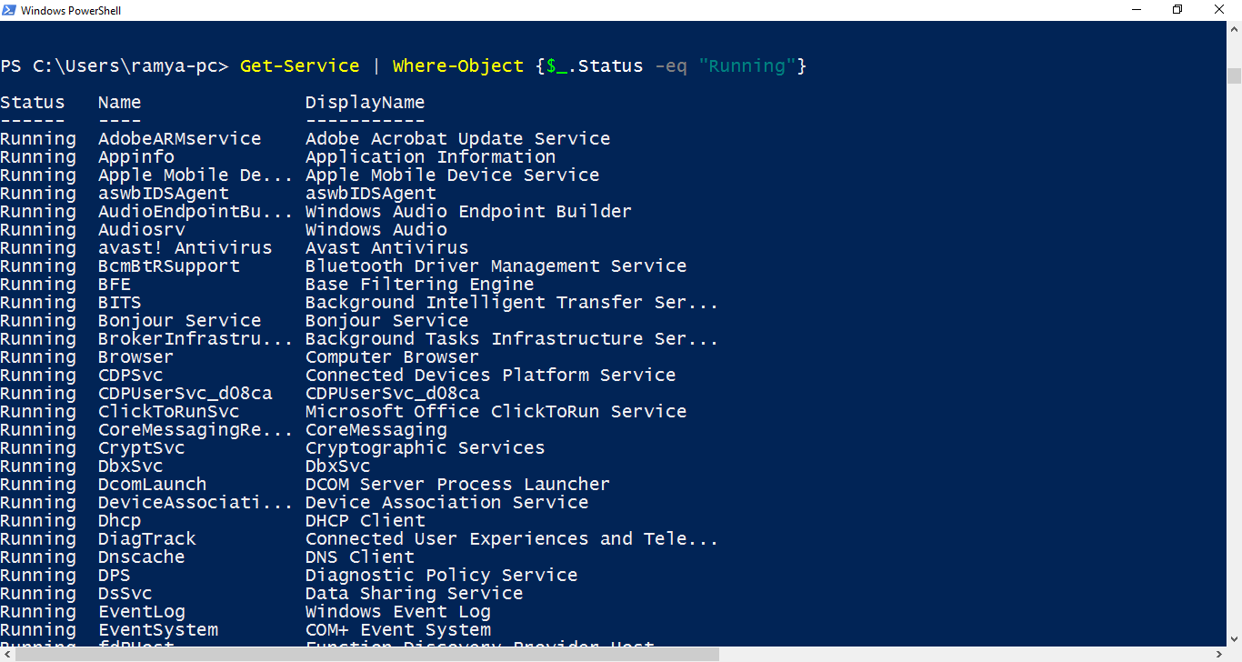 PowerShell Commands