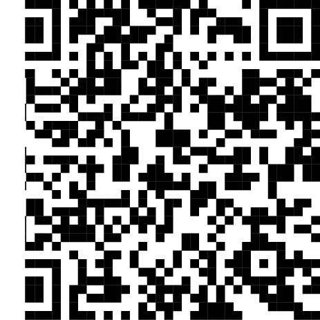 QR code before restoring the finder pattern