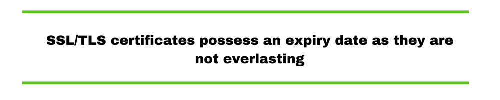 SSL/TLS certificates possess an expiry date as they are not everlasting | docker nginx ssl