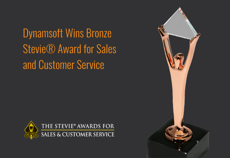 Dynamsoft won Stevie Award