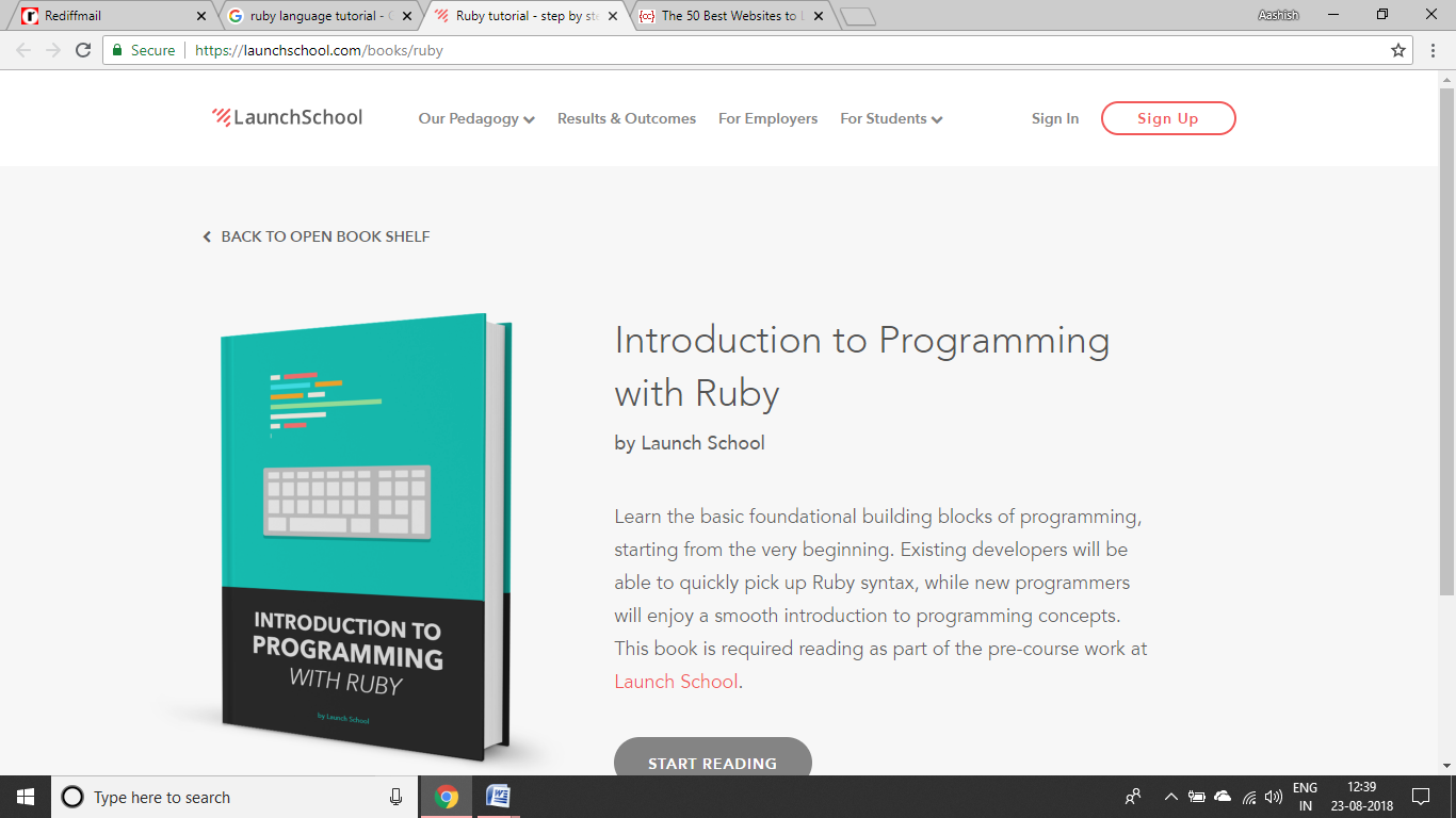 Launch School Ruby Tutorial