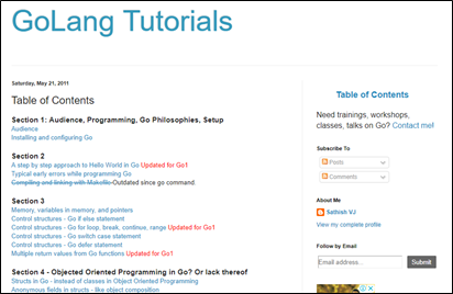Golang Tutorials