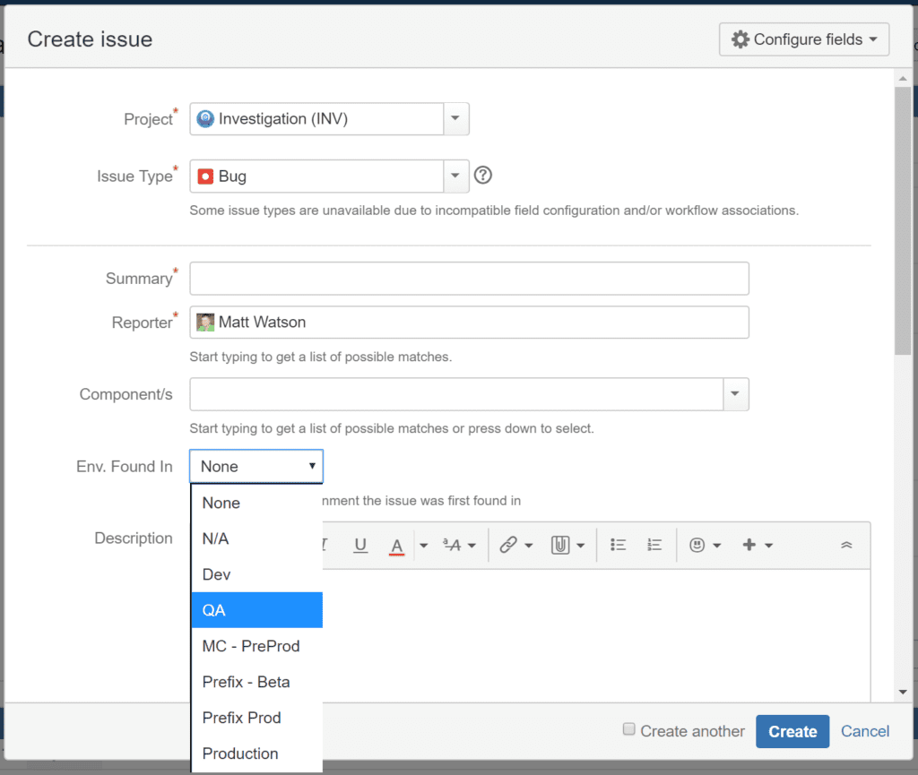 We are able to track where we find defects by customizing Jira to add a custom field to our work items.